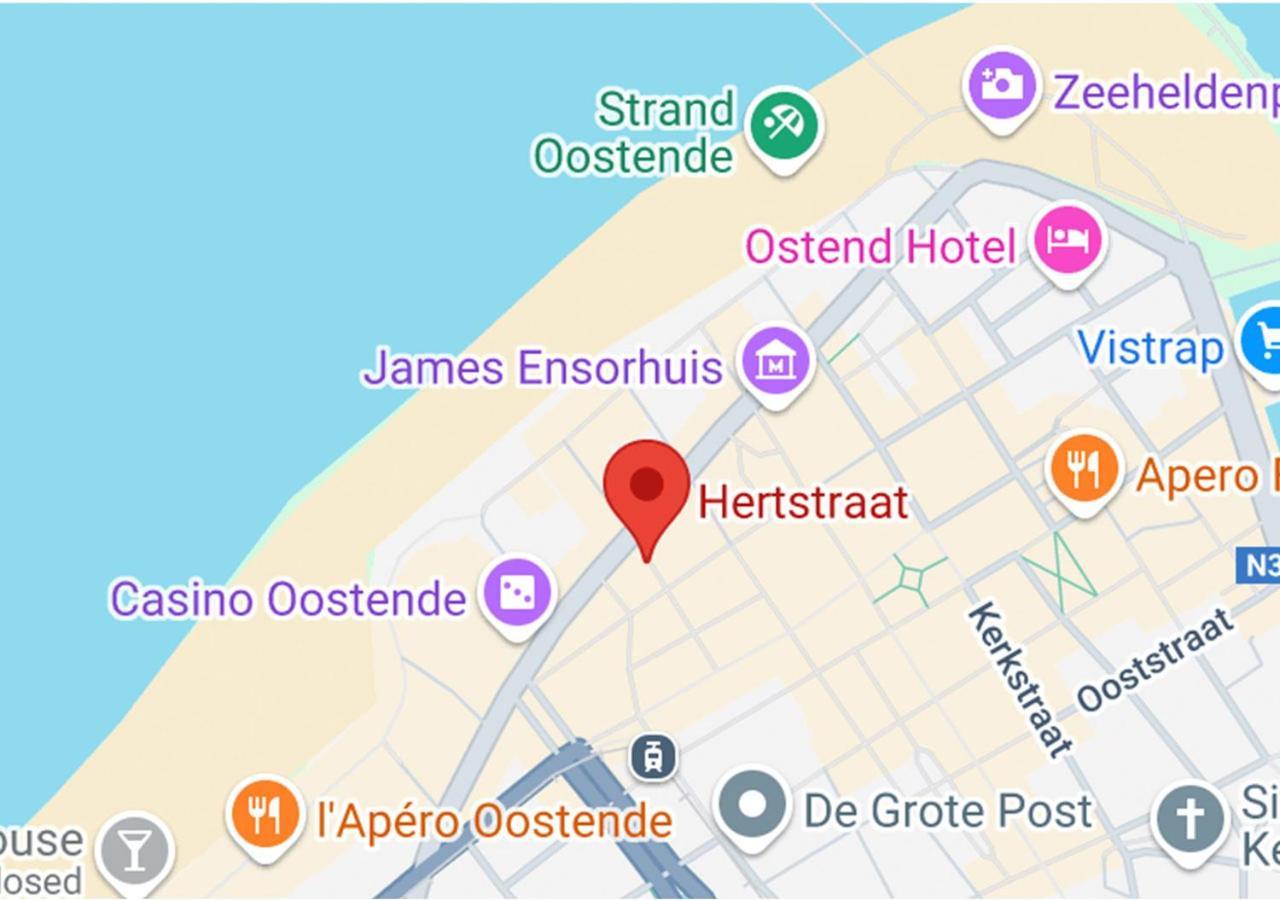 Cosy Studio By The Sea Ostende Exterior foto